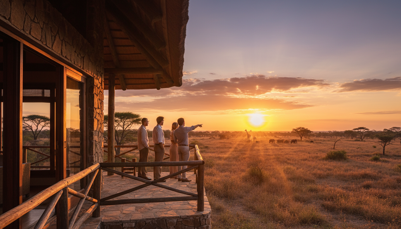 luxury safari lodge