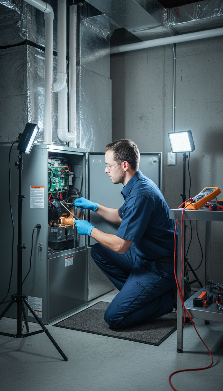 professional hvac technician