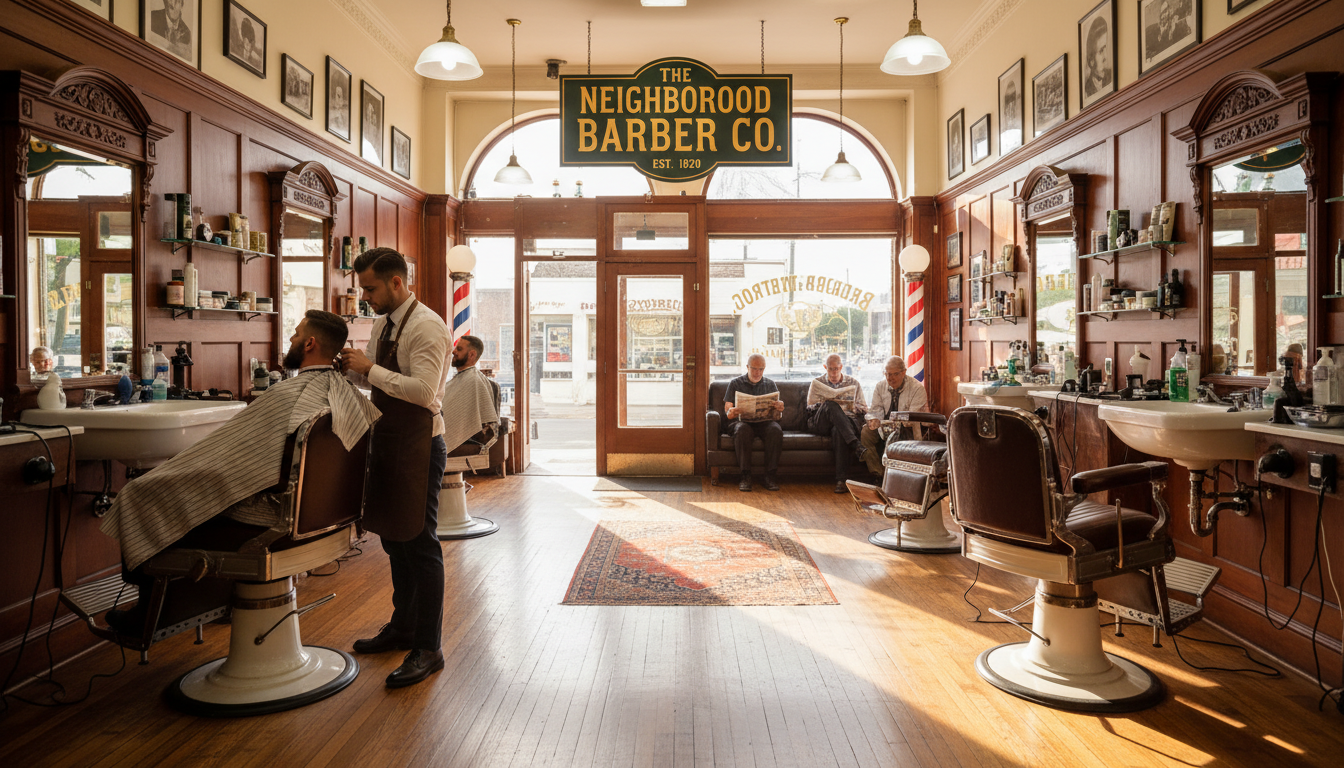 historical barbershop