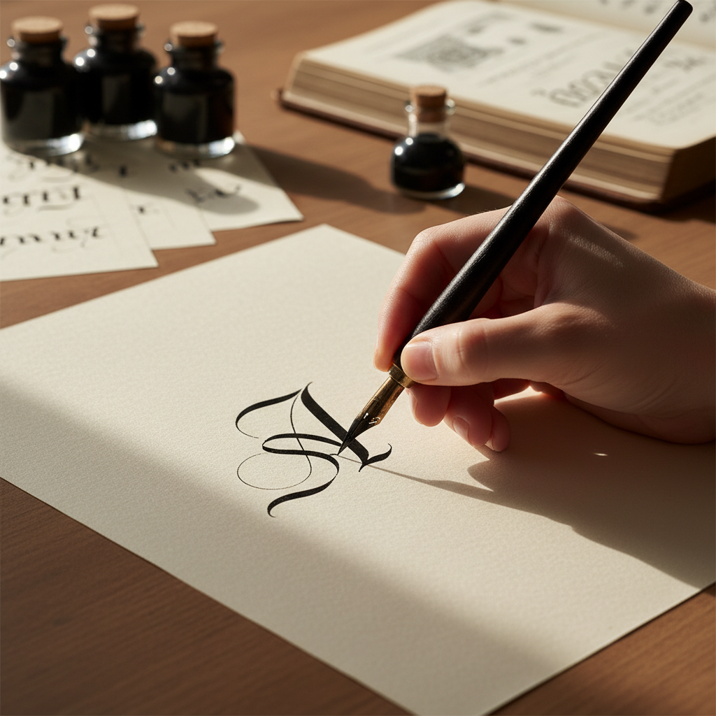 calligraphy practice