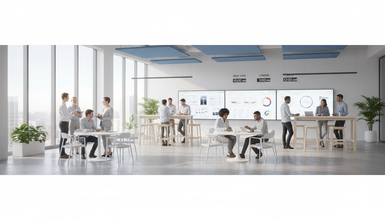 modern office clock