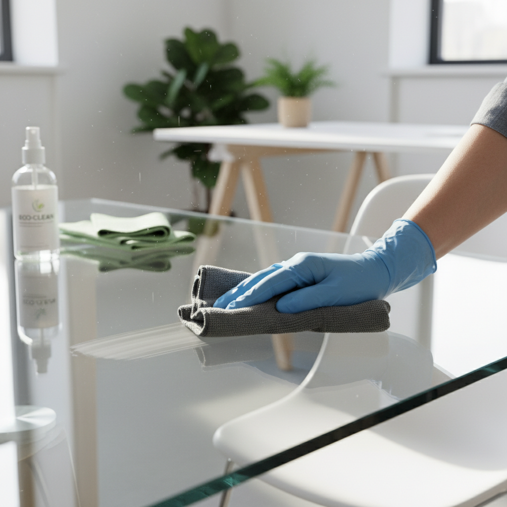 cleaning plant leaves
