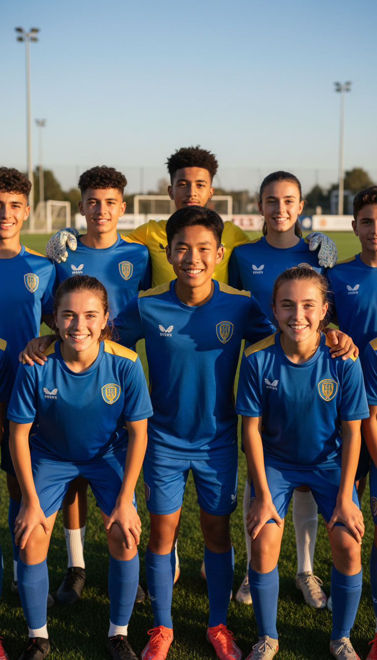 diverse youth team