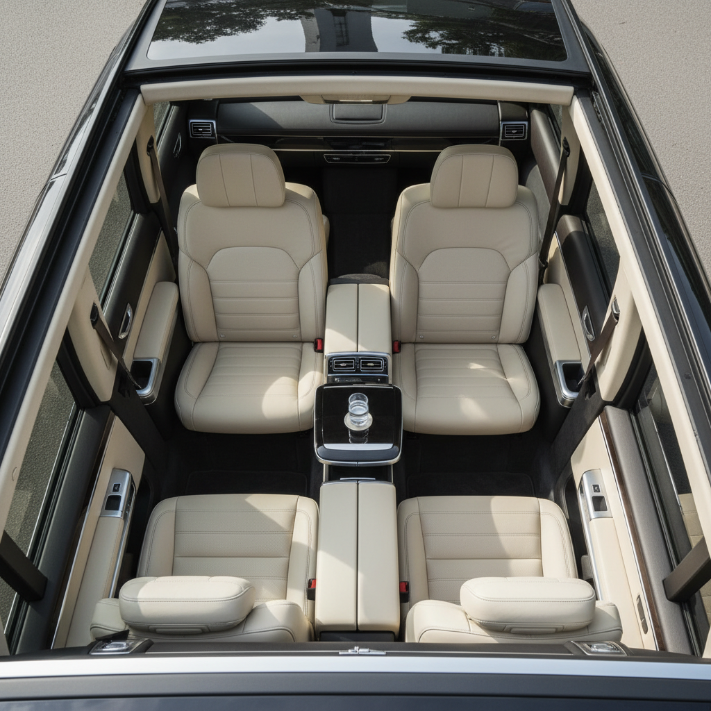 luxury car interior