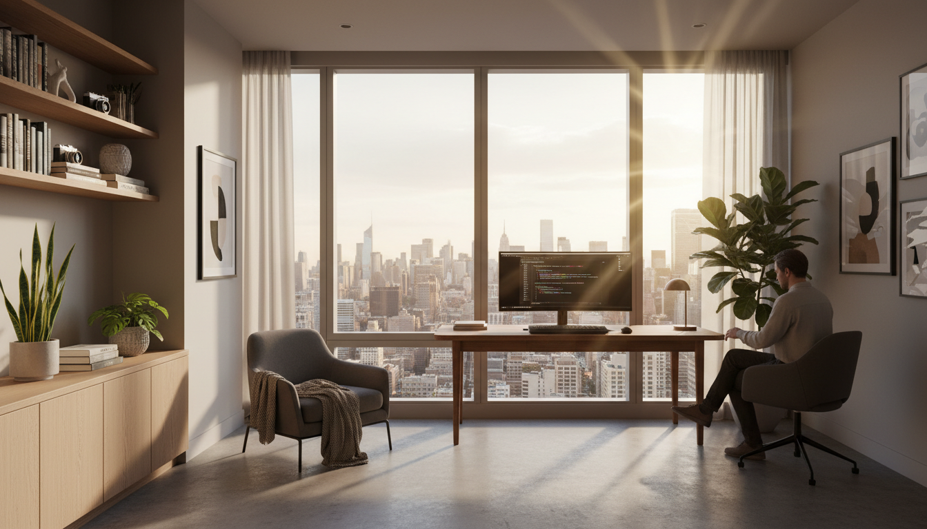 cozy home office
