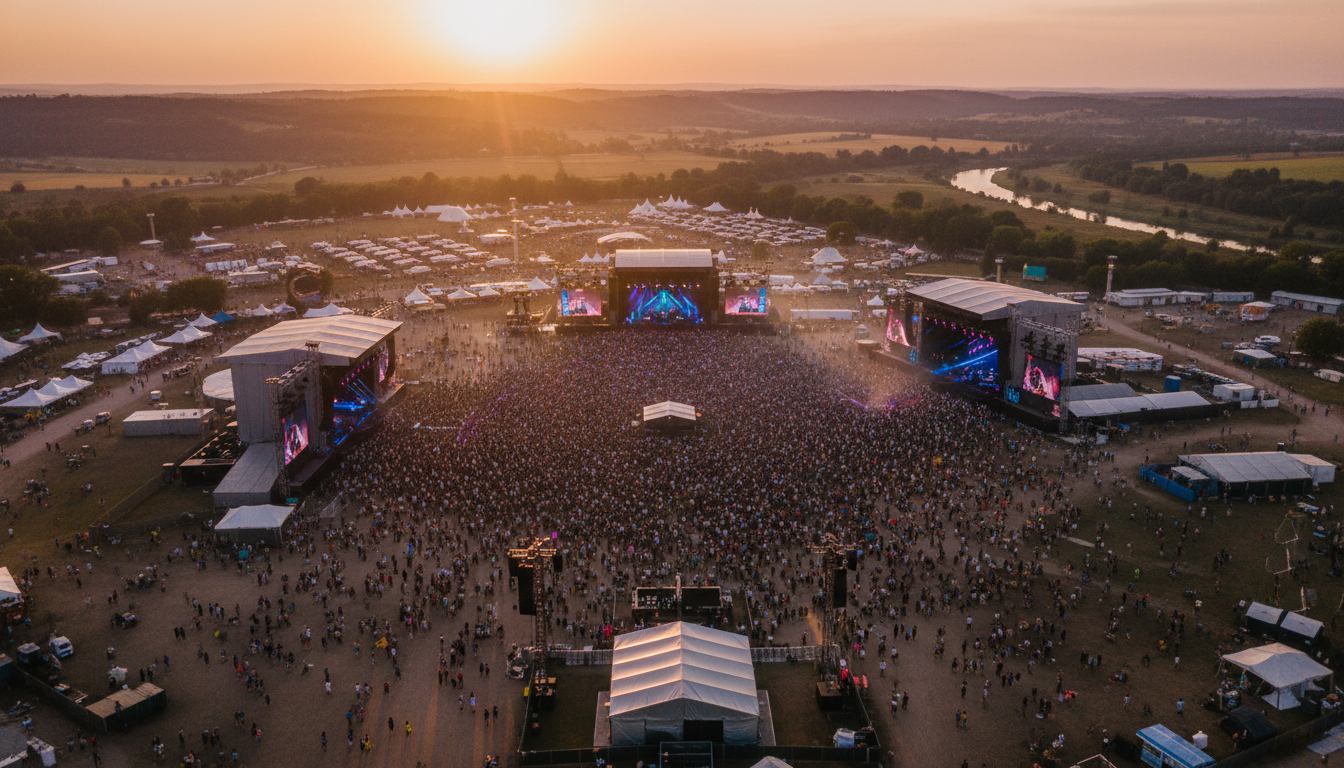 aerial event view