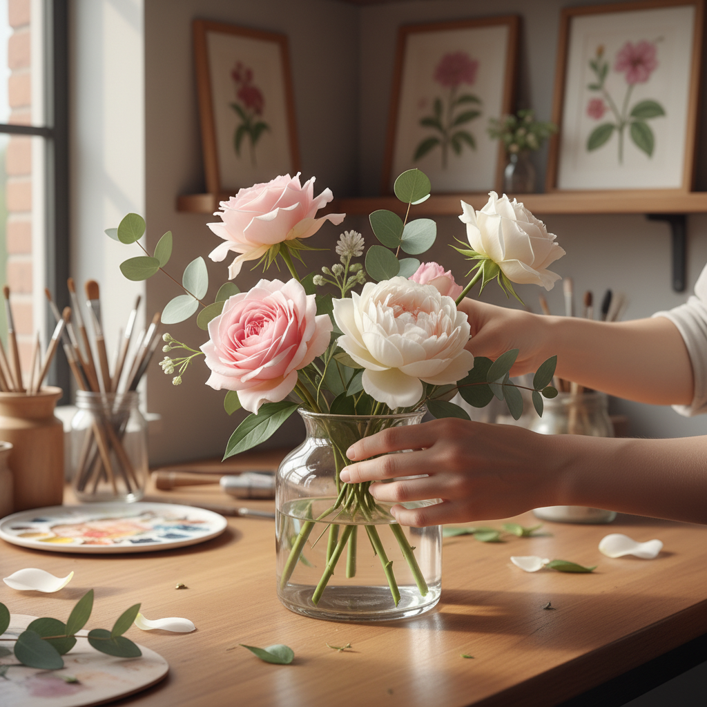 wildflowers painting