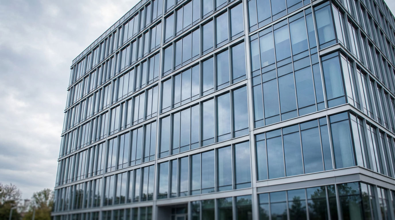 modern glass building