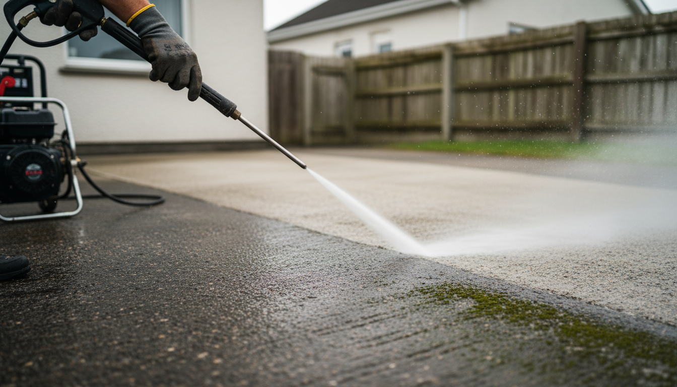 pressure washing surfaces