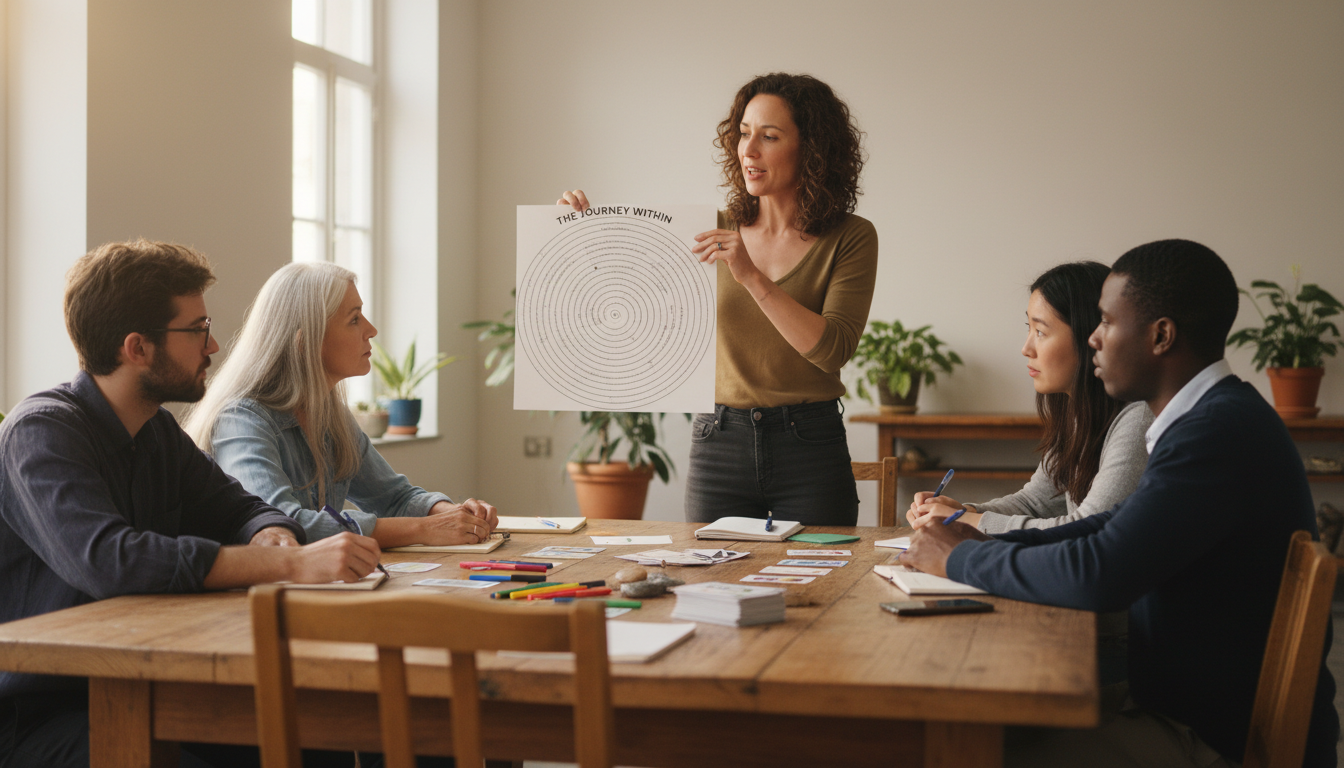 therapy facilitator guiding