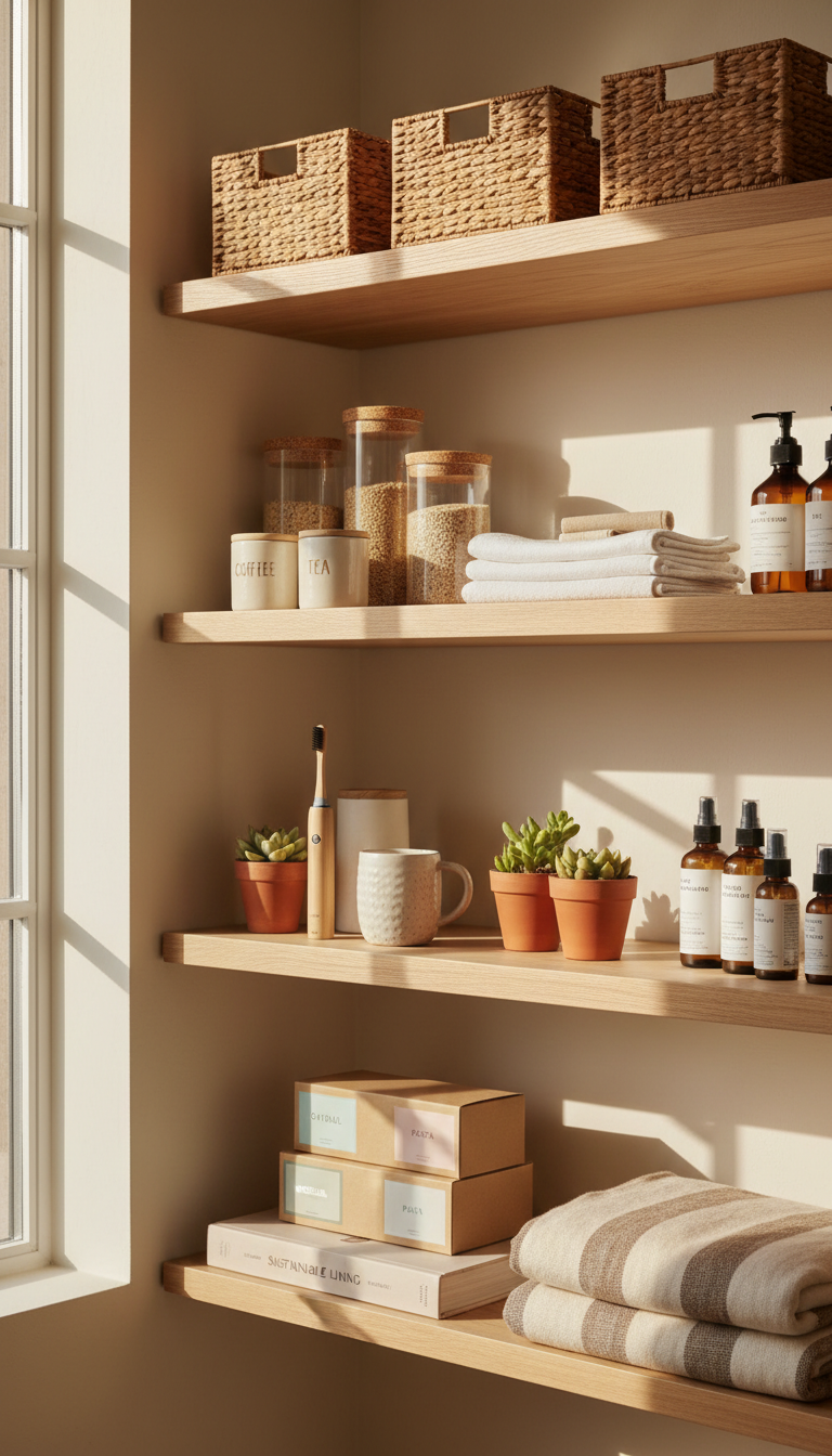 organized shelf