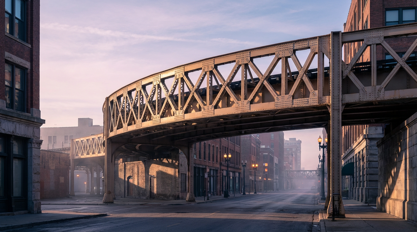 industrial cityscape