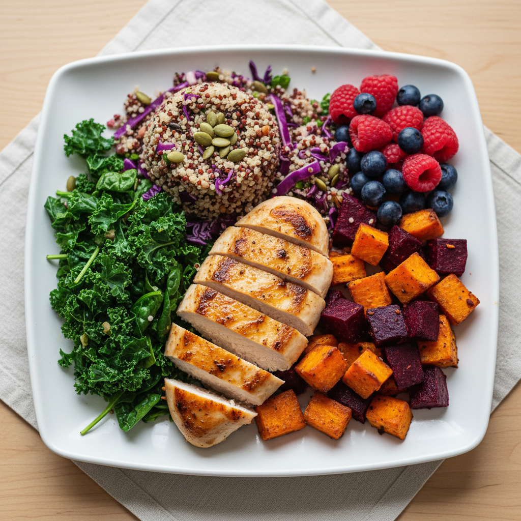 healthy meal plate