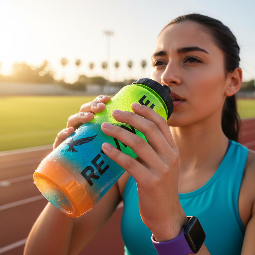 young athlete hydration