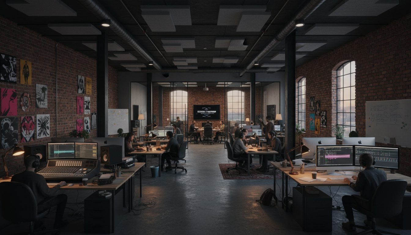 record label office