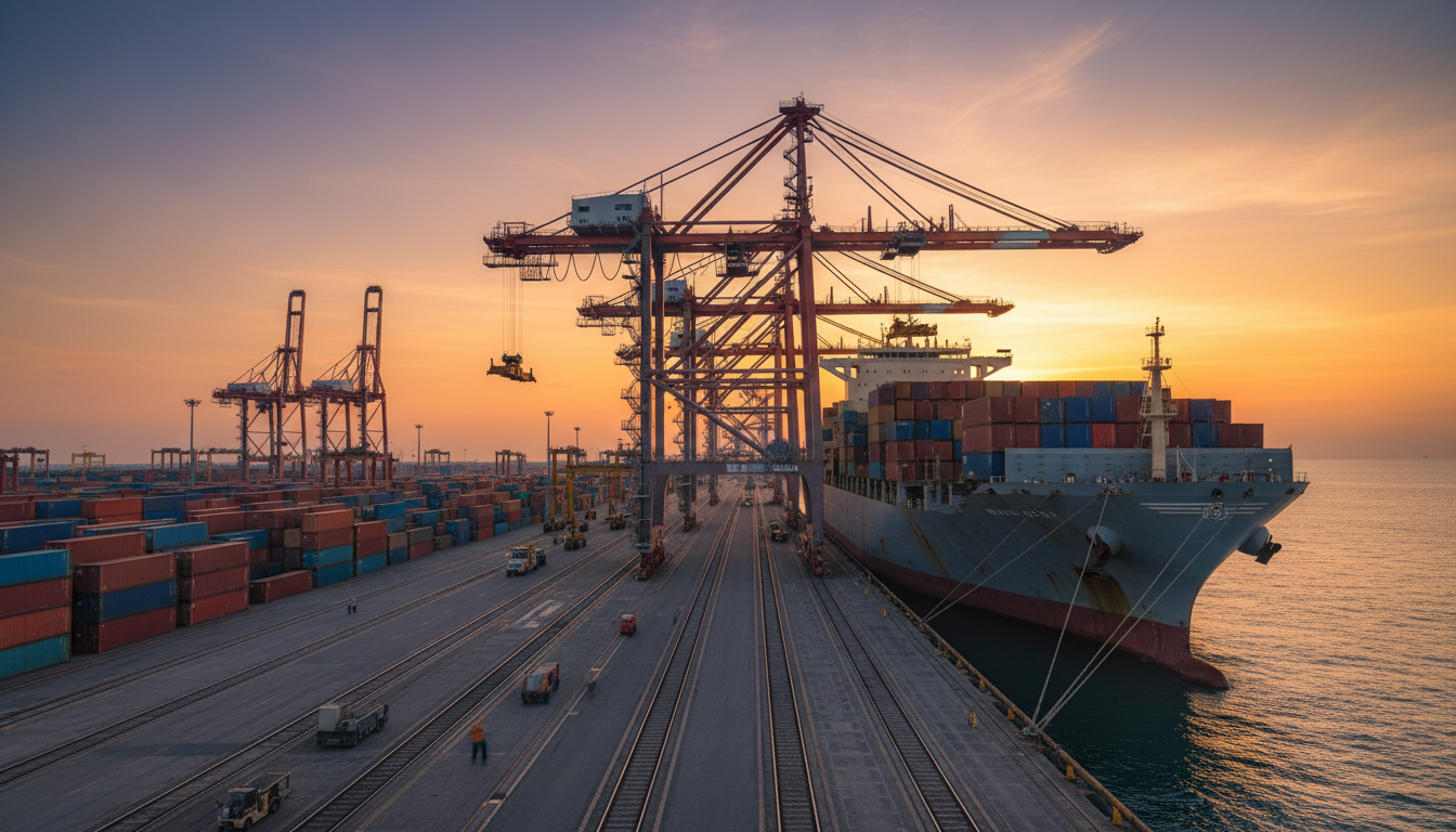 industrial port