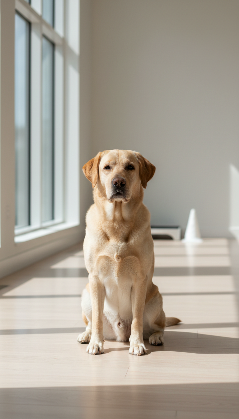 obedient puppy