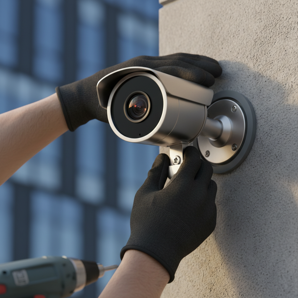 installing security camera