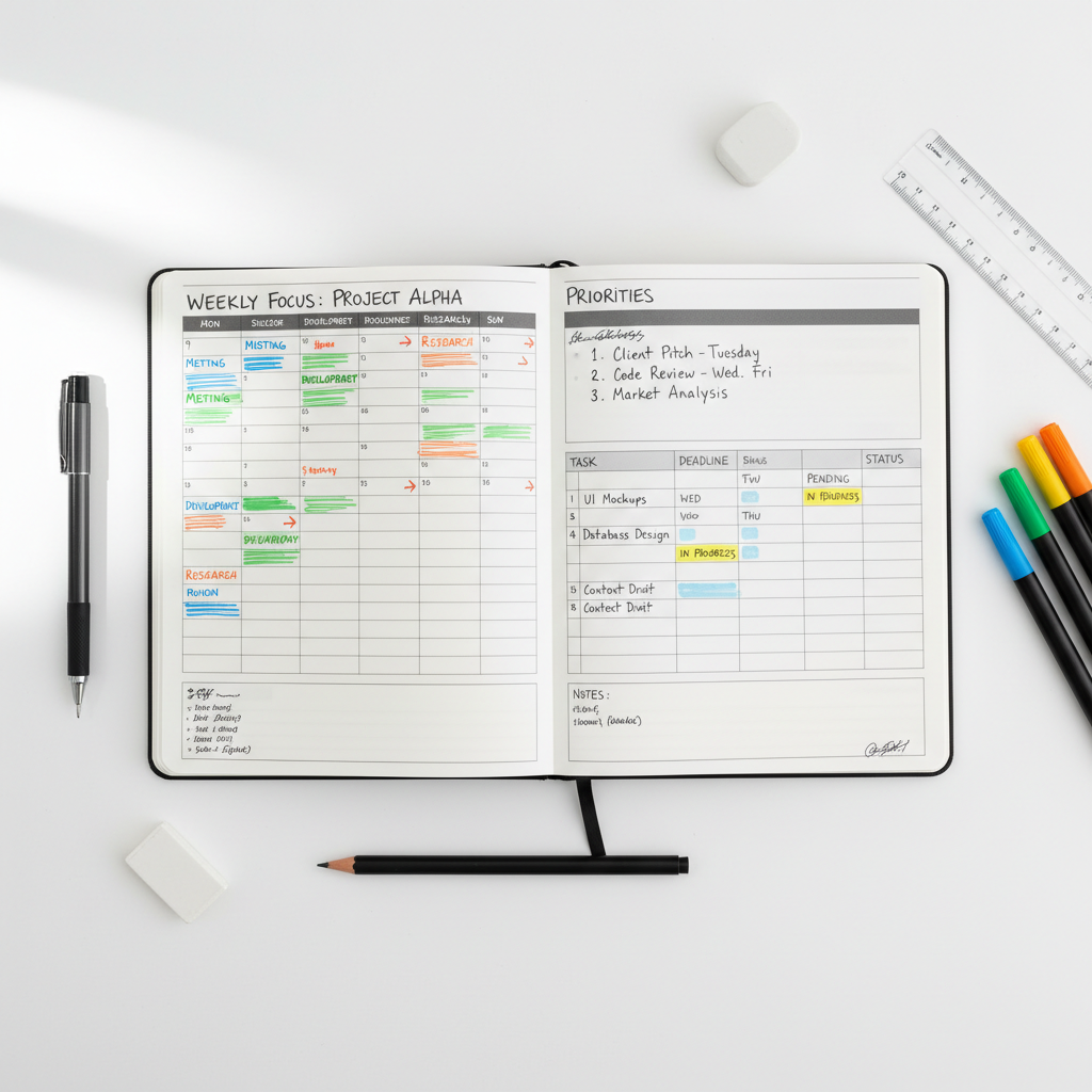 planning schedule