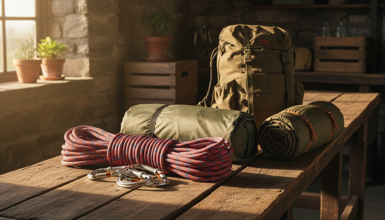 storing camping gear