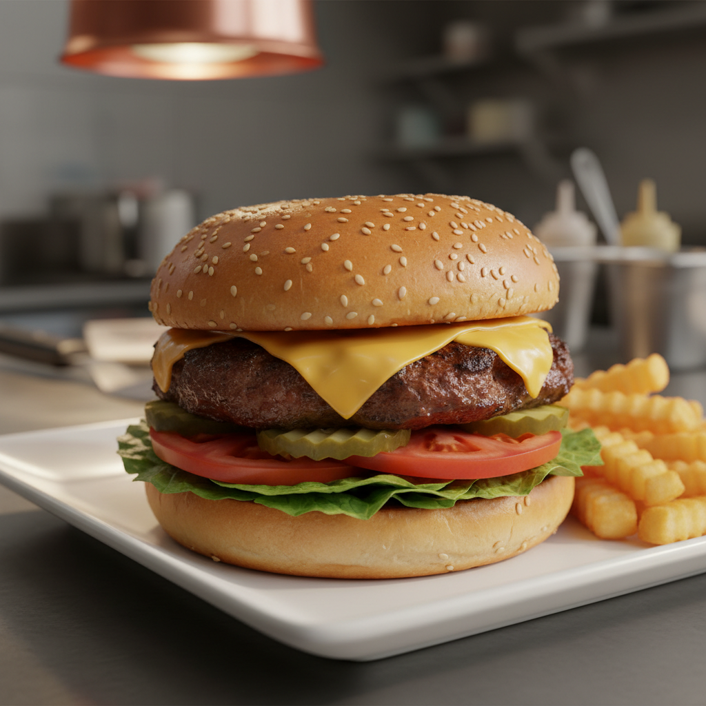 burger plate