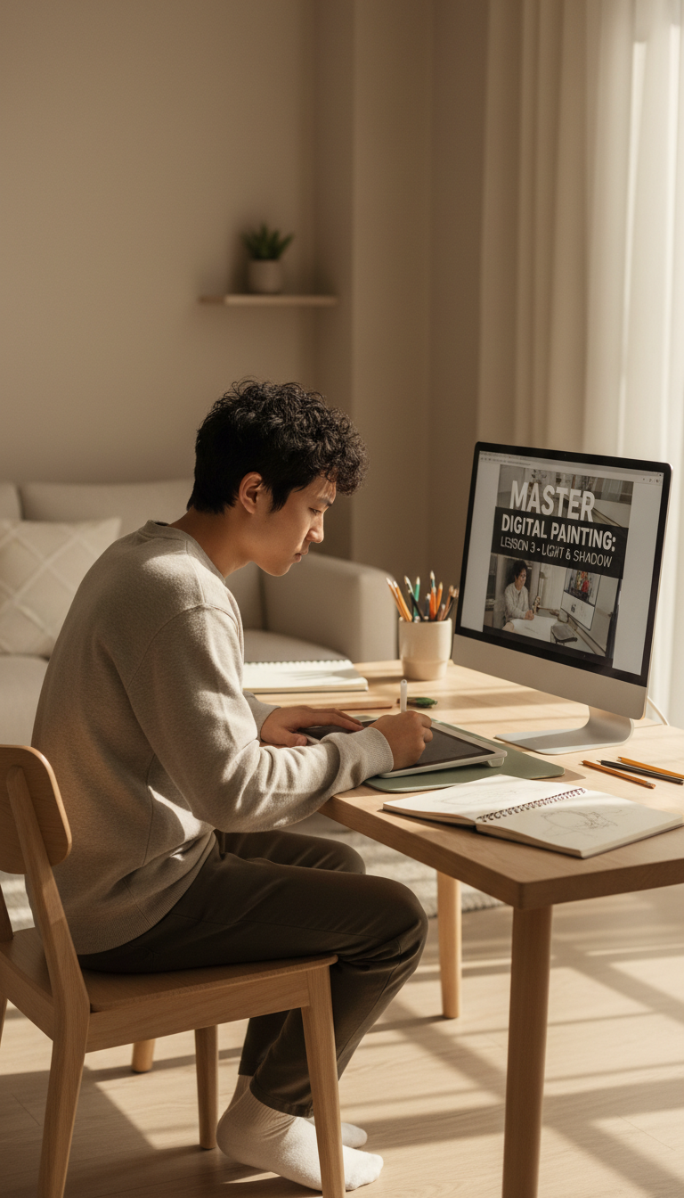 online learning art