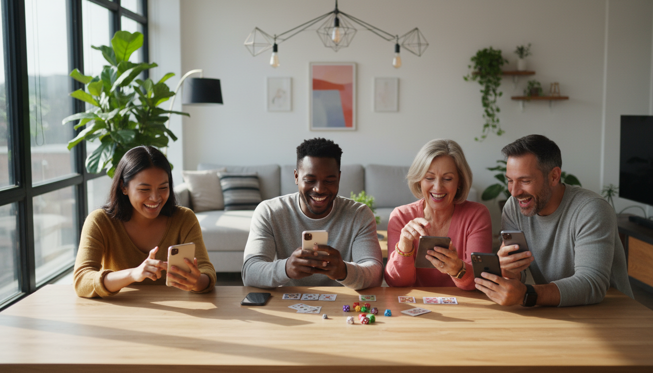 people playing games