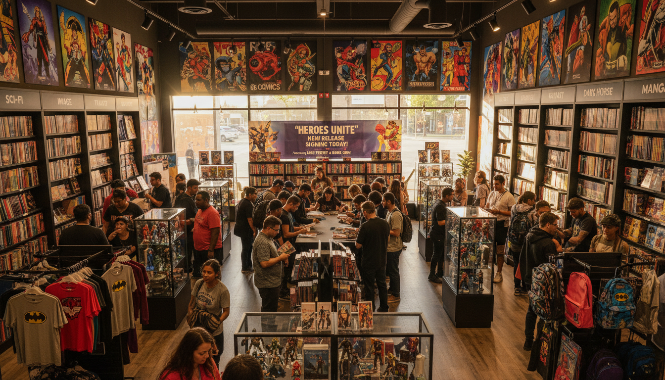 comic book shop