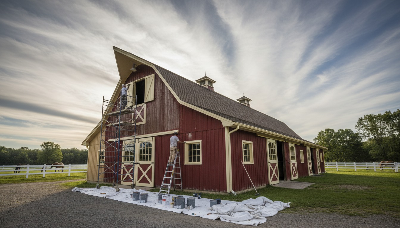 painting shed