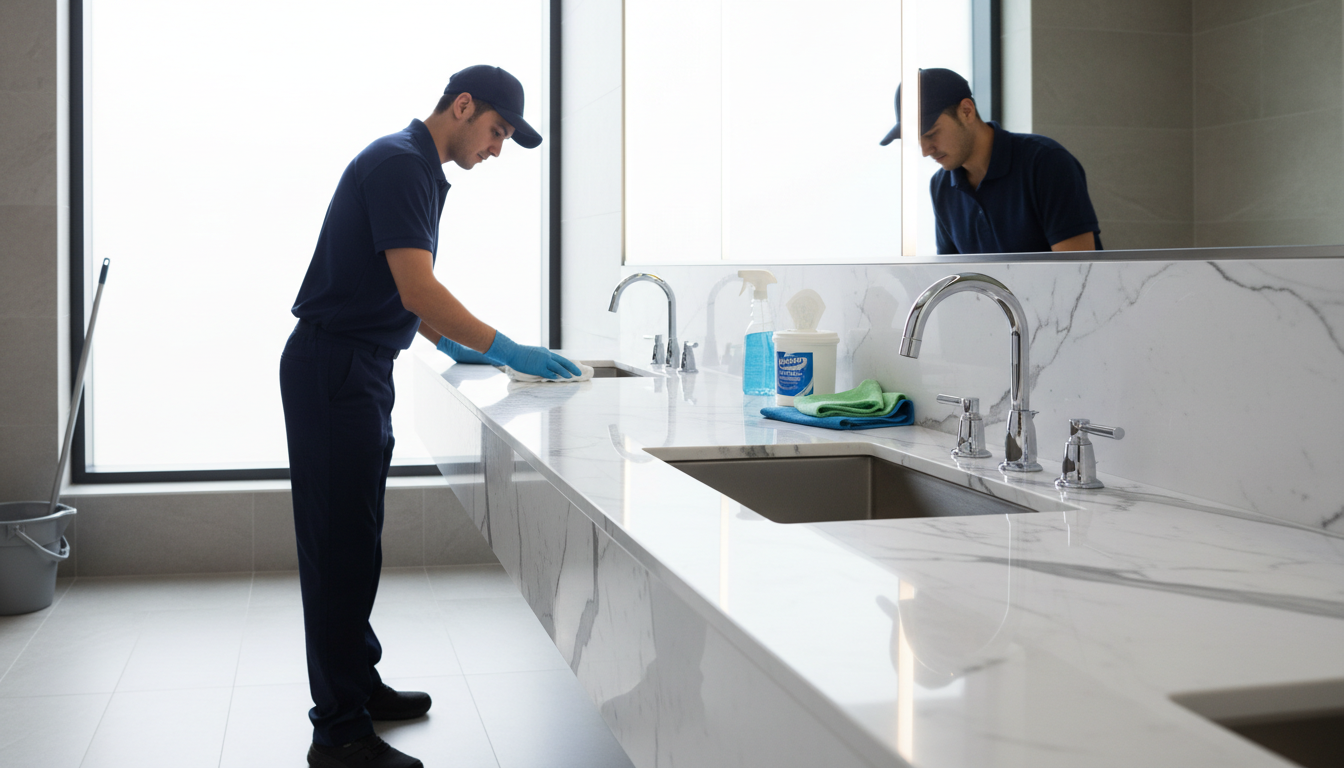 sanitizing office