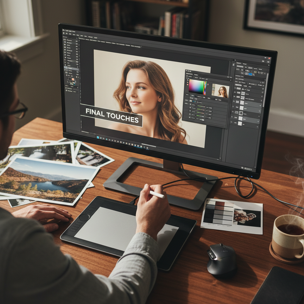 editing photos