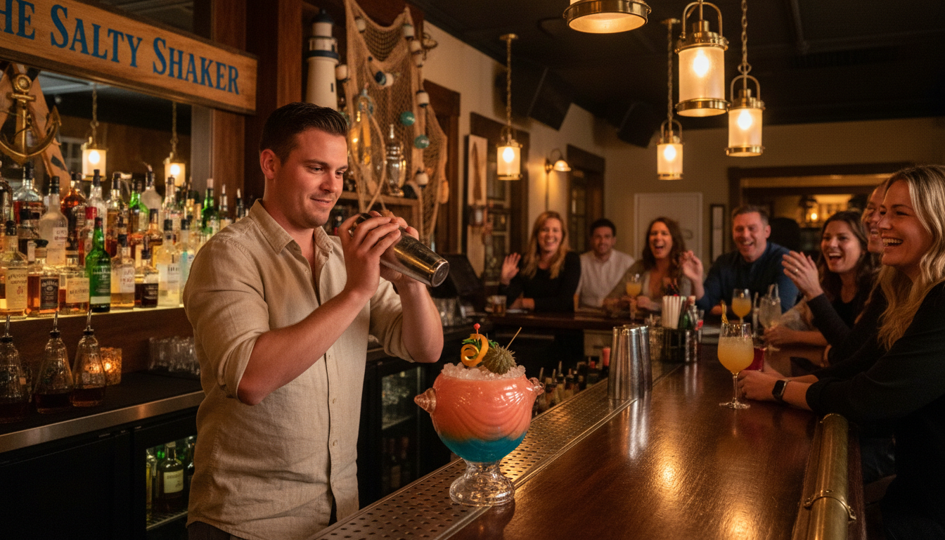busy bartender