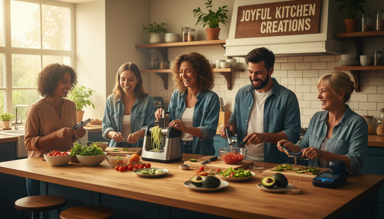 family cooking