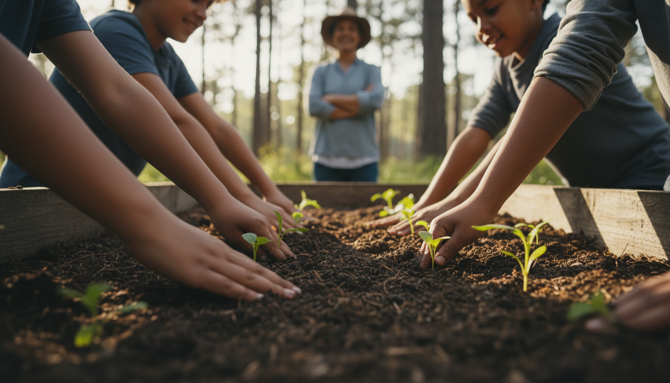 seniors gardening