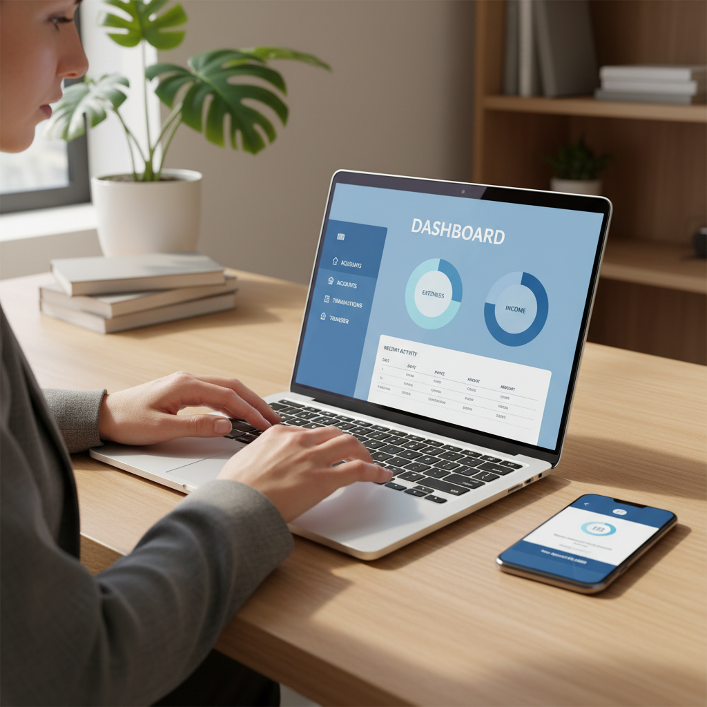 online banking setup