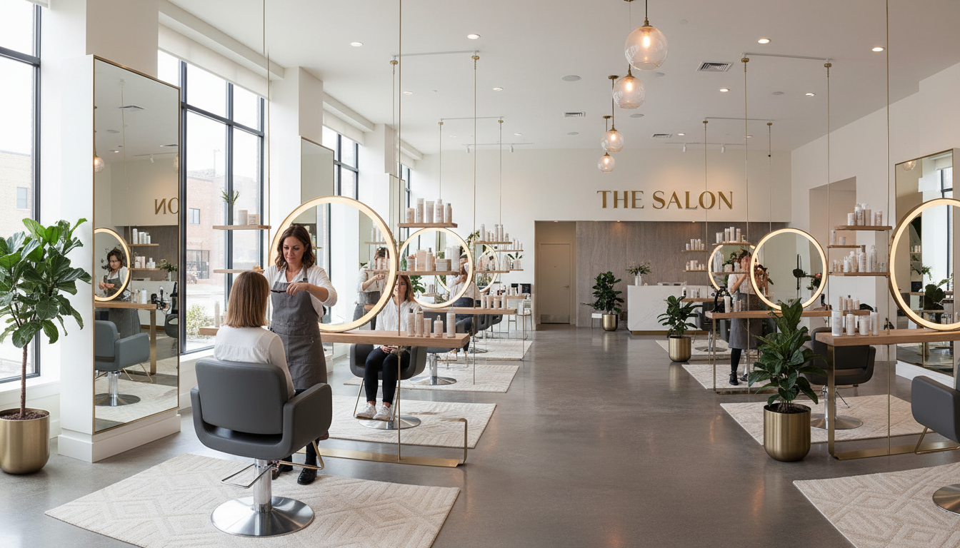 hair salon interior