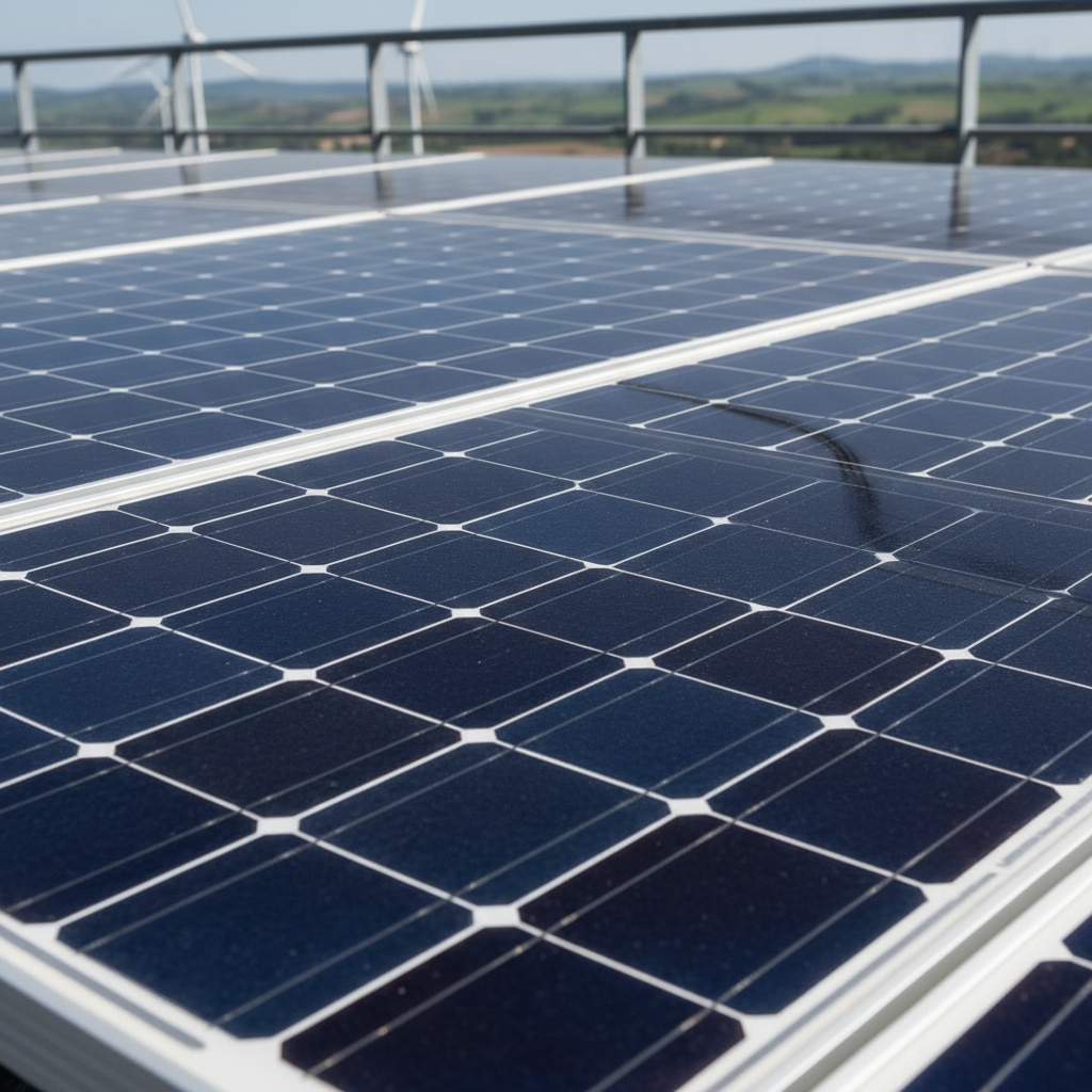solar technology close-up