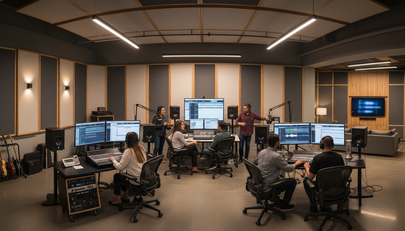 audio visual team