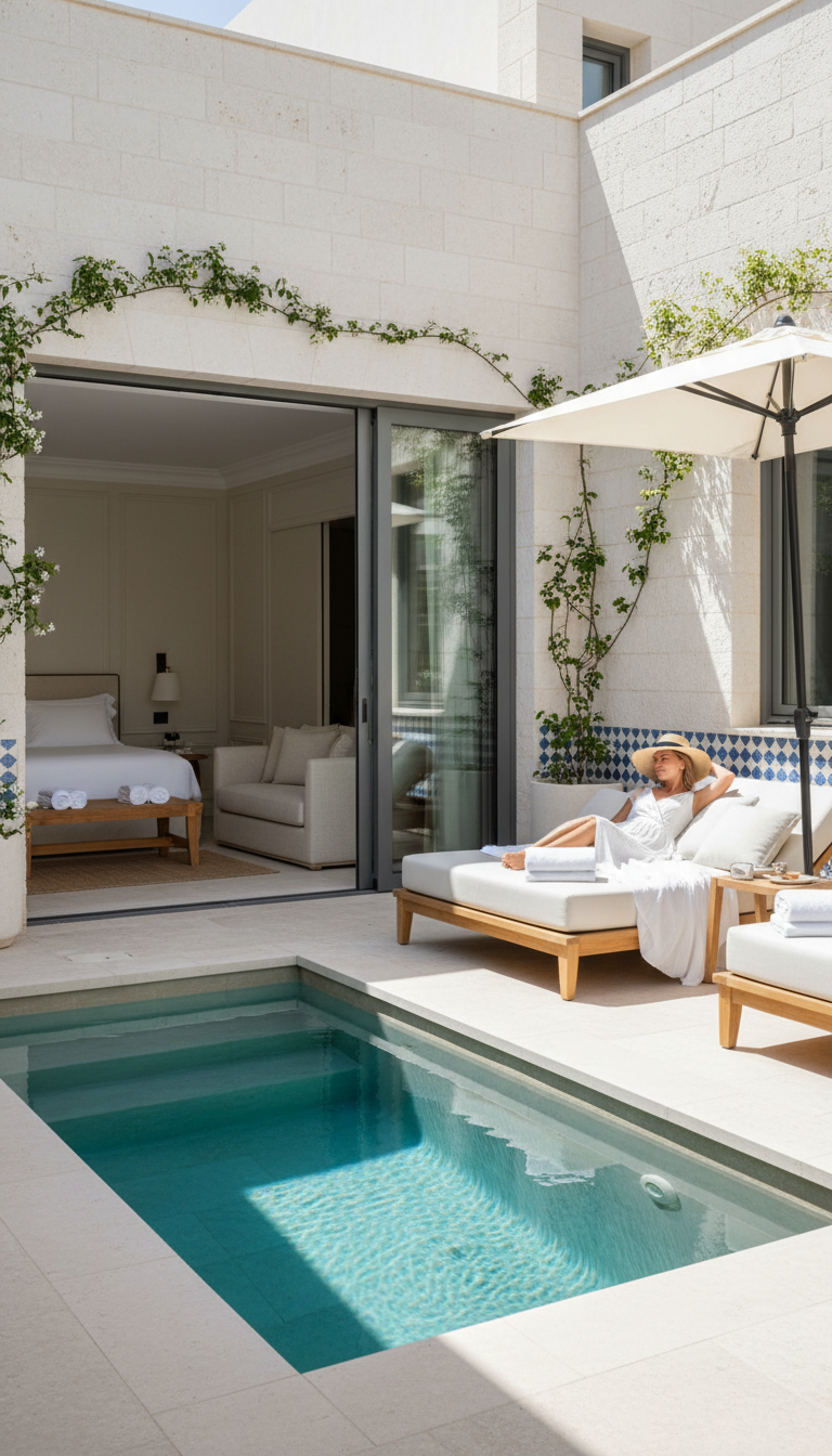santorini jacuzzi suite