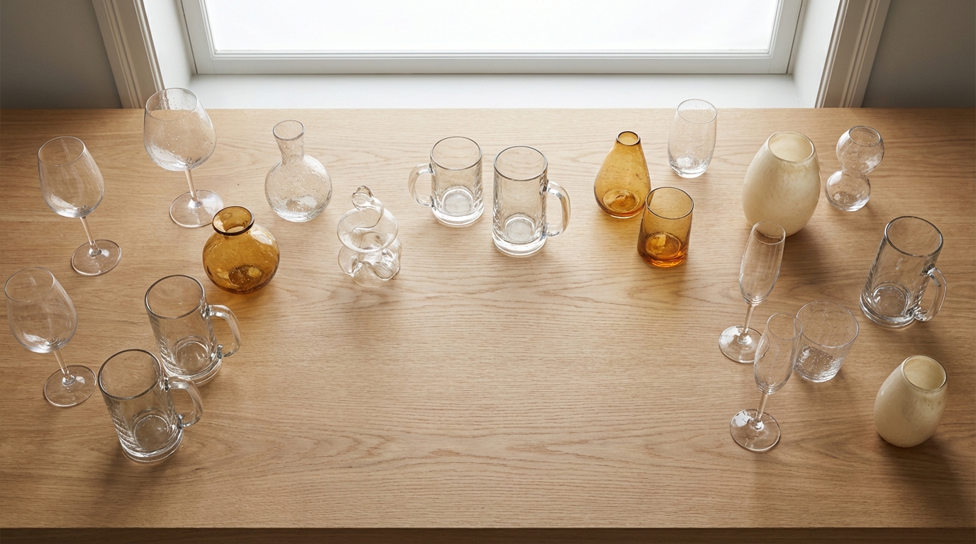 glass table
