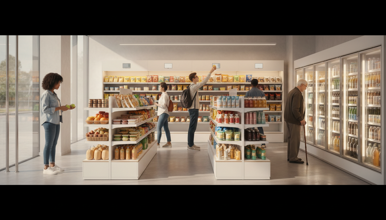 people shopping