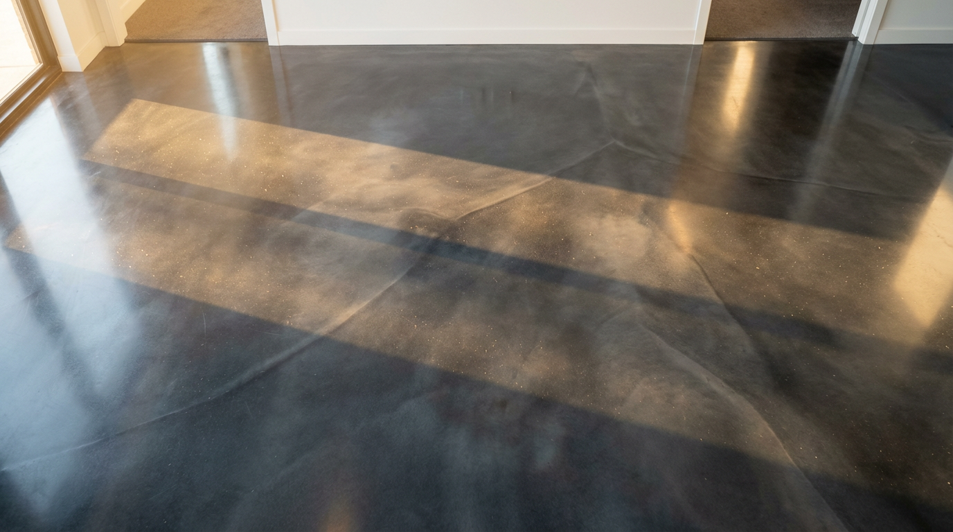 polished concrete floor
