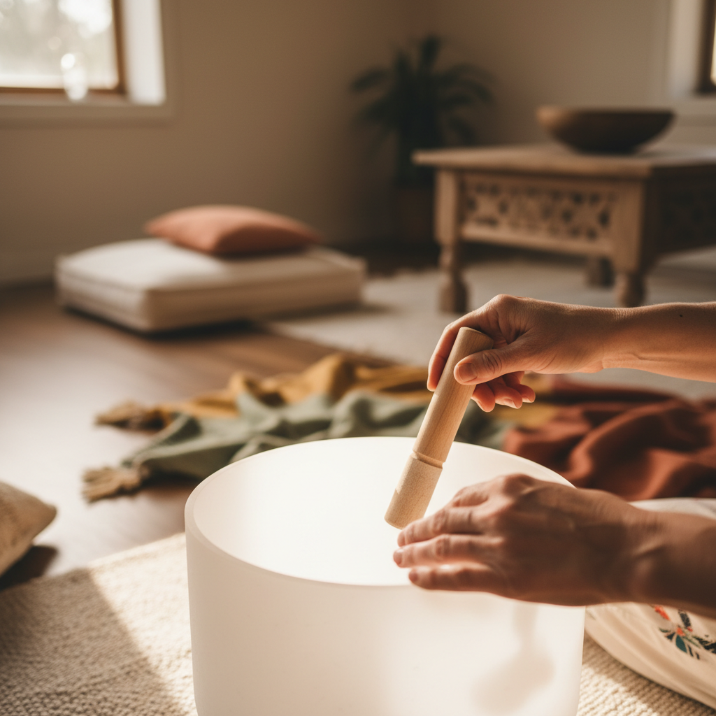 crystal singing bowls