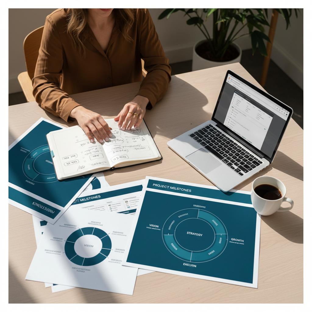 businesswoman planning