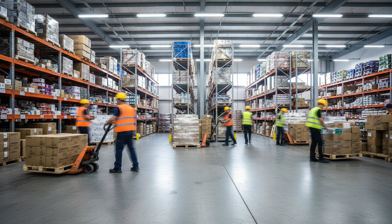 warehouse workers