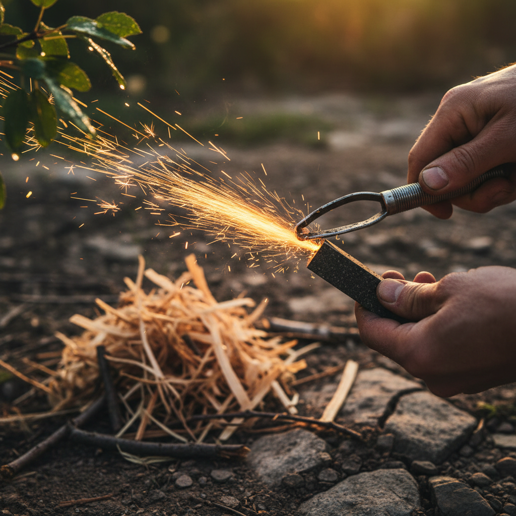 small fire