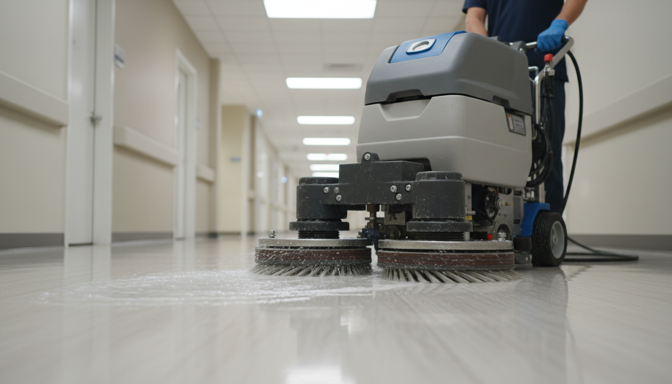 professional floor cleaning