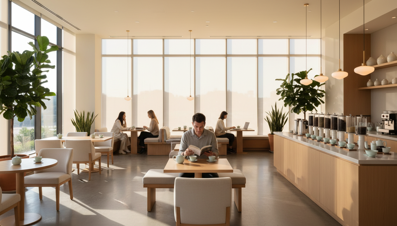 contemporary tea lounge