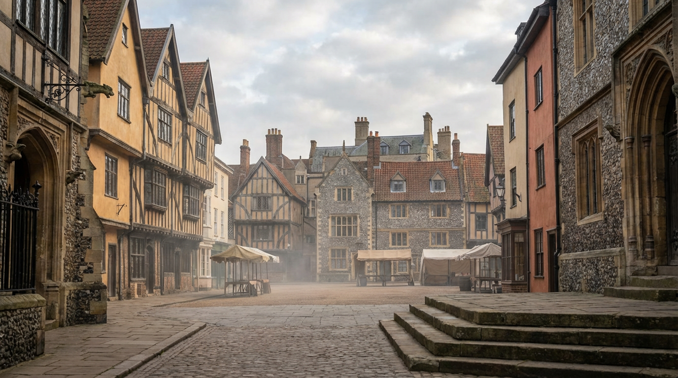 norwich cityscape