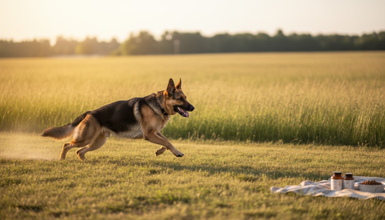 energetic dog